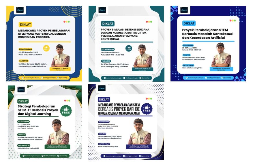 Guru berkarya di mana saja