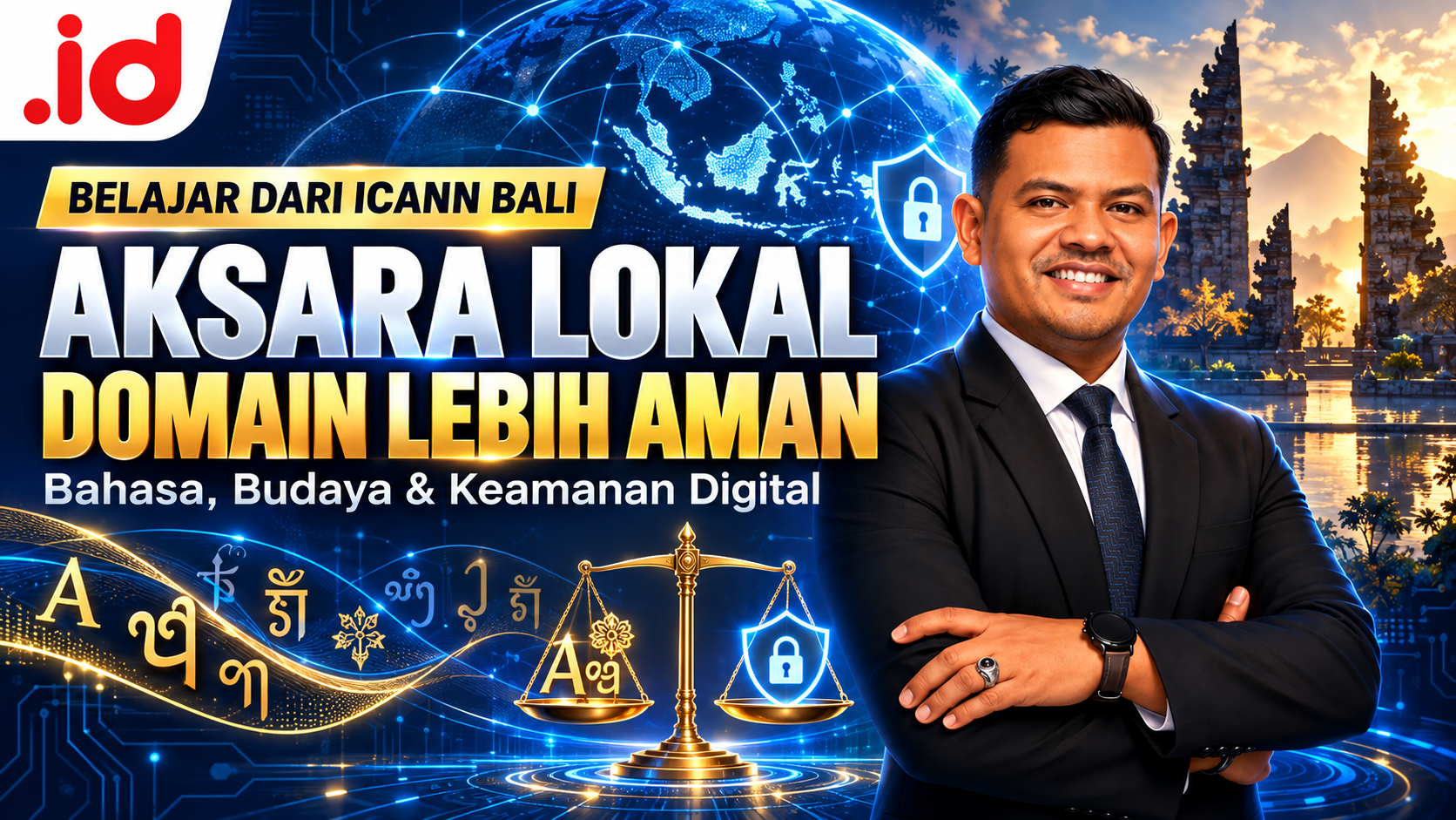 Huruf Mirip, Alamat Berbeda: ICANN87 Bali Bahas Keamanan Domain Beraksara Lokal