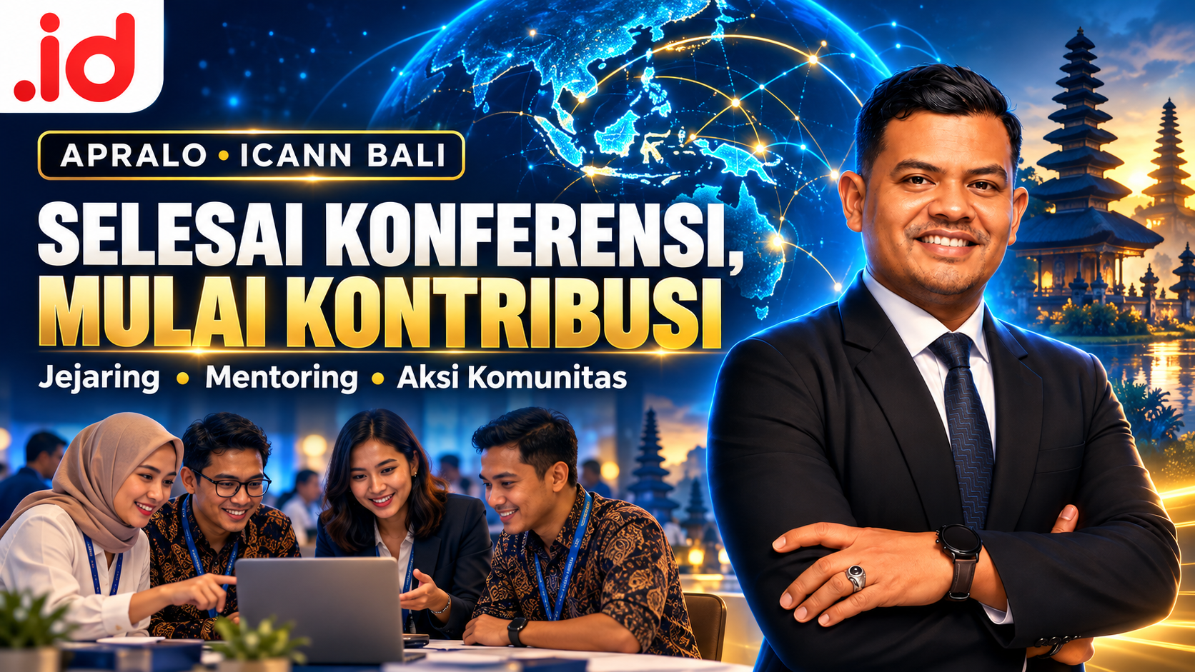 Selesai Konferensi, Mulai Kontribusi: APRALO Dorong Jejaring dan Mentoring bagi Peserta ICANN87